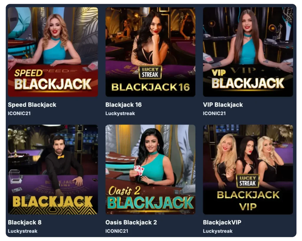 LuckyTwice Casino live
