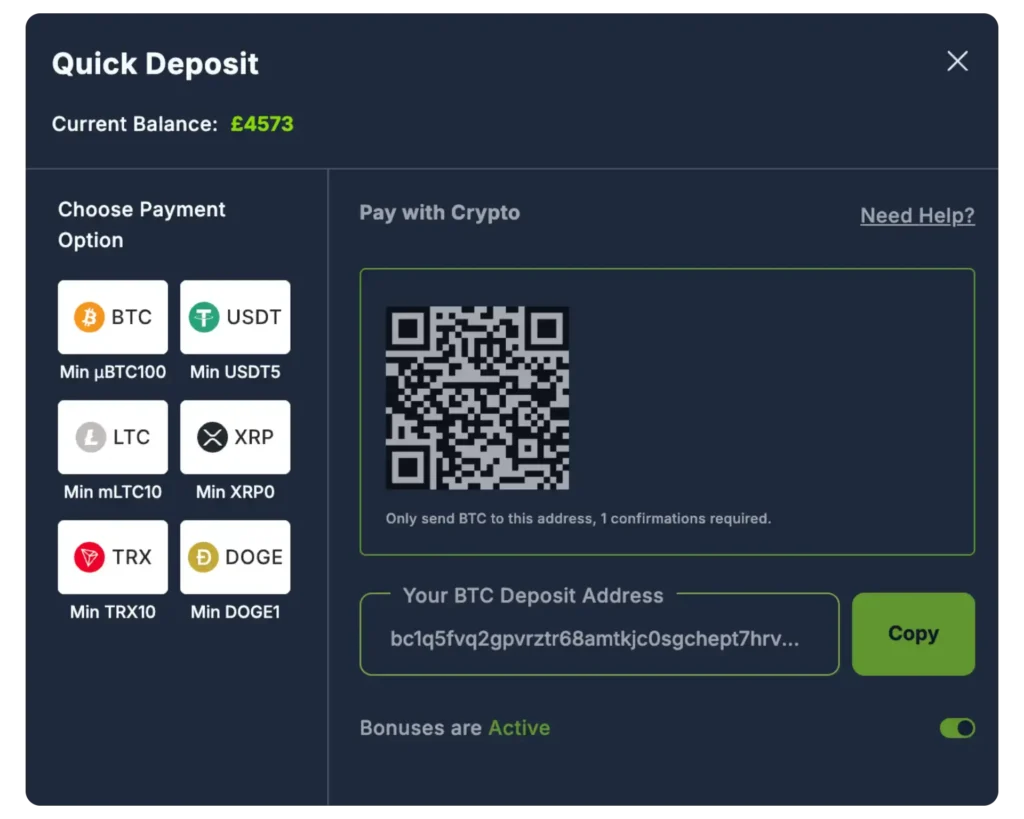 LuckyTwice Deposits